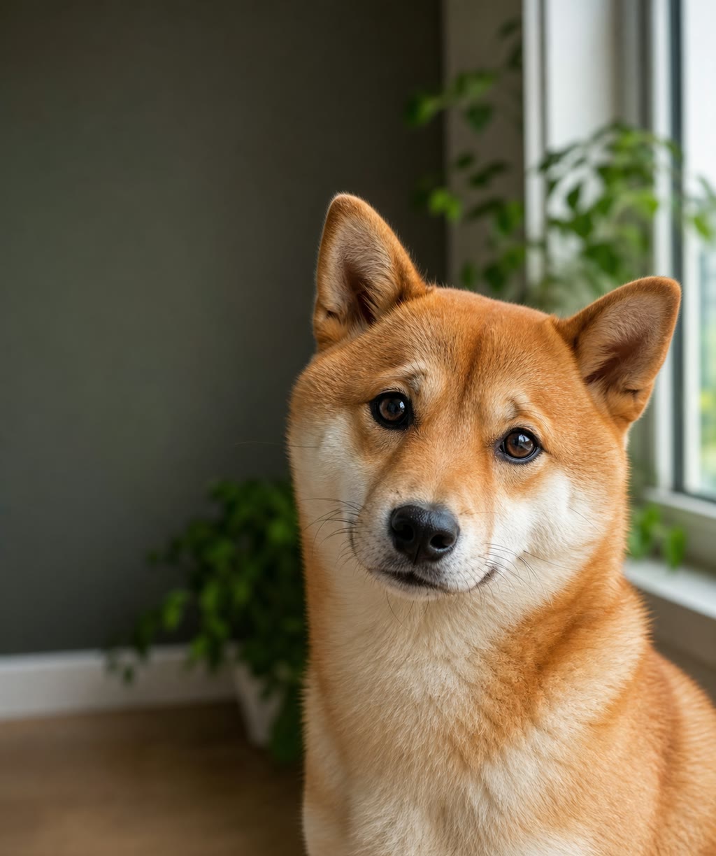 Hund genießt einen gemeinsamen Alltagsmoment