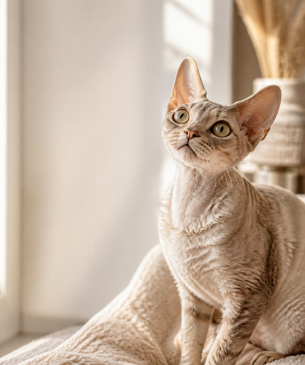 Katze genießt einen ruhigen Alltagsmoment