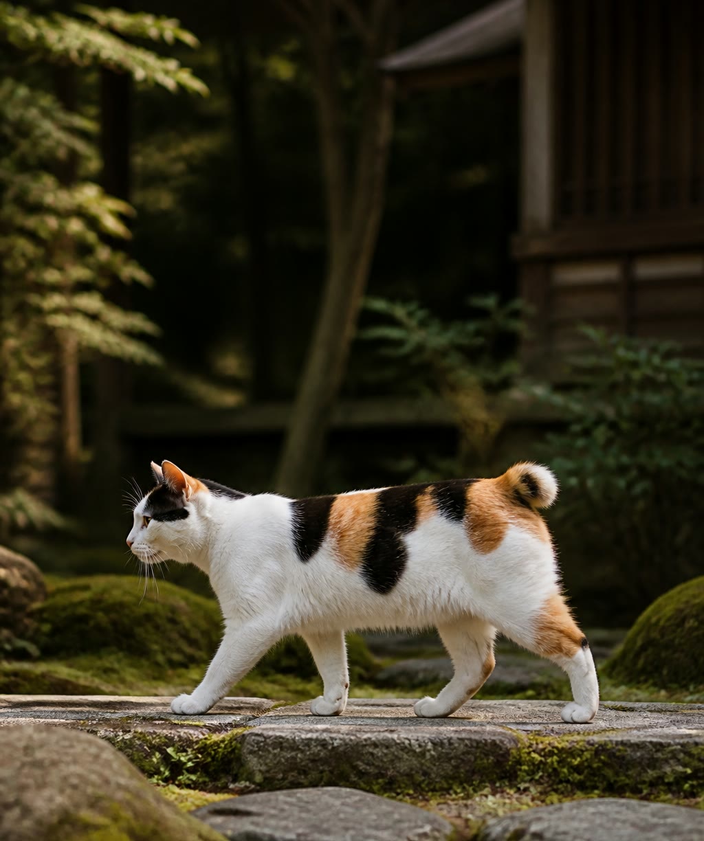Katze genießt einen ruhigen Alltagsmoment