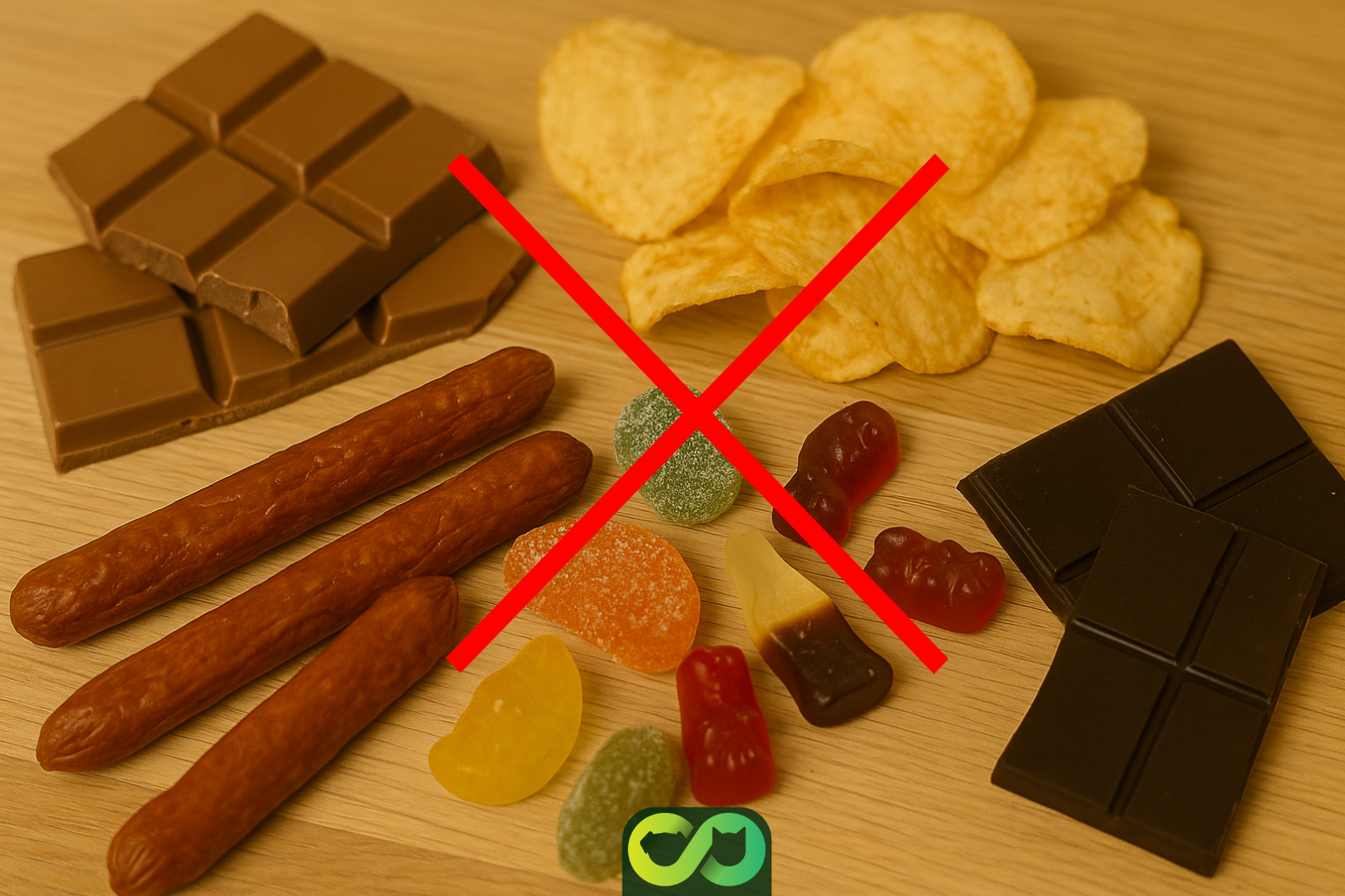 ungeeignete Snacks